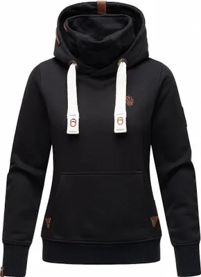 Produktbild von Navahoo Damen Sweatshirt Kapuzenpullover Kapuze Hoodie Pulli Warm Sweater Raniaa Navy Gr: 34 - XS