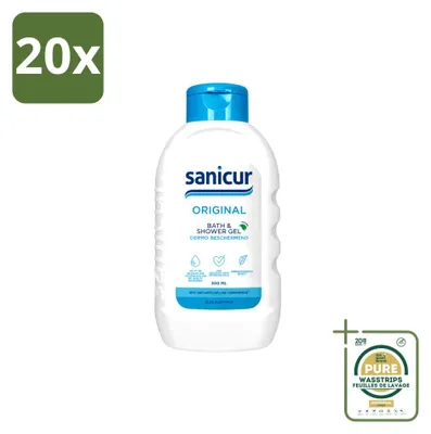 Productafbeelding van 20 x Sanicur Douchegel Original - 300 ml - Voordeelverpakking - 20 stuks