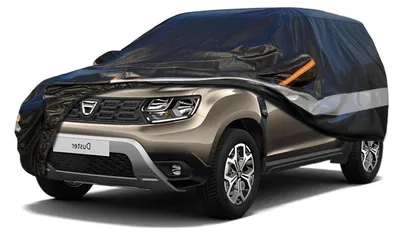 Image de Housse de protection pour voiture, 10 couches, imperméable et respirante, pour Dacia Duster (2010-2023), couleur noire