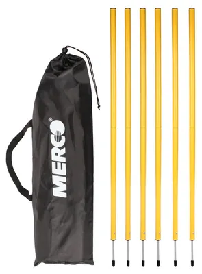 Zdjęcie produktu dla Zestaw Slalom 100 zawierający 6 słupków do slalomu, 1 zestaw