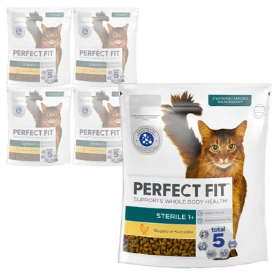Zdjęcie produktu dla Perfect Fit Sterile Sucha Karma Dla Kotów Sterylizowanych Z Kurczakiem 5x750g