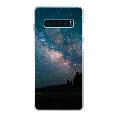 Produktbild von MuchoWow® Handyhülle Schutzhülle Hülle für Samsung Galaxy S10 Plus Sterne - Planeten - Galaxie - Jungen - Mädchen - Kinder Silikon Softcase Handy Hülle - Schutzhülle