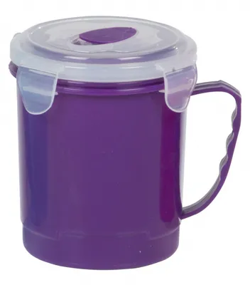 Produktbild von suppenbecher 600 ml Polypropylen violett 2-teilig