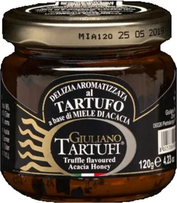 Produktbild von Špecialita s príchuťou letných hľuzoviek na báze agátového medu, 120 g