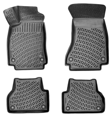 Produktbild von Rizline Kompatibel mit Mercedes-Benz GLK X 204 2008-2015 Gummimatten 3D Autofußmatten