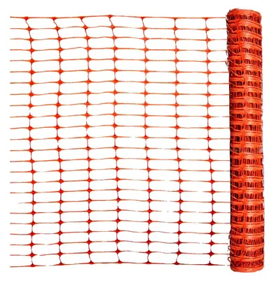 Produktbild von horizont Kunststoffzaun 50 m x 1 m - rot – Absperrzaun aus HDPE, flexibel für Garten, Camping und Baustellen