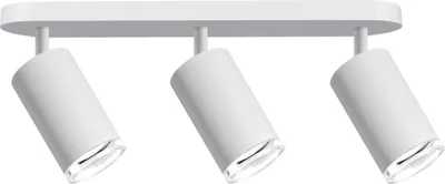 Productafbeelding van Wandlamp | Drie verstelbare plafondspots, wit, GU10, TURYN 324801, Polux