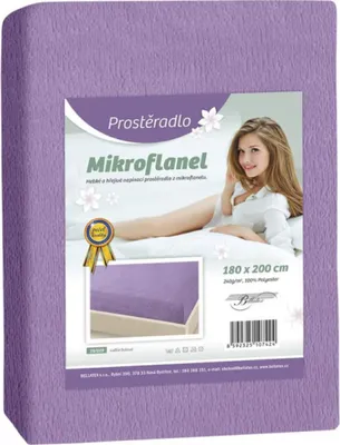 Produktbild von Bettlaken Mikroflanell - Lila - 90x200