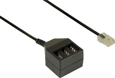 Image de InLine® câble adaptateur TAE, prise RJ45 sur prise TAE NFN, 20cm