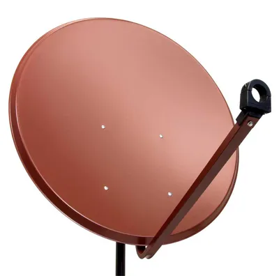 Produktbild von PremiumX PXS100 Satellitenschüssel 100cm Stahl Ziegelrot Satellitenantenne SAT Spiegel