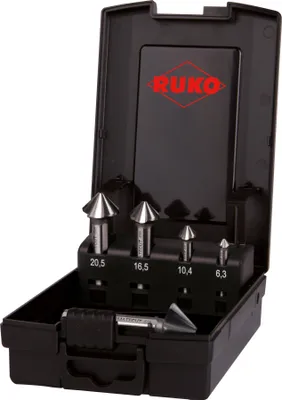 Zdjęcie produktu dla RUKO ULTIMATECUT zestaw pogłębiaczy 4S HSSE-Co 5 DIN 335 90° - 5 sztuk - 102891ERO