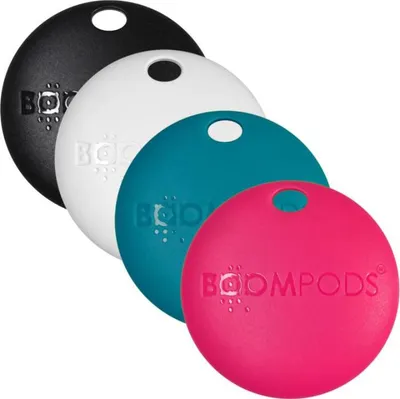 Immagine prodotto di BOOMPODS Boomtag, articolo, Finder, nero, blu, rosa, bianco, impermeabile, IPX5, Trova il mio