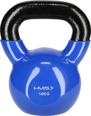 Obrázok produktu pre Knv10 Modrá liatina Kettlebell s vinylovým povlakom Hms
