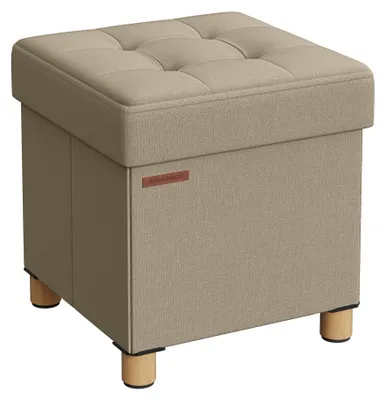 Produktbild von SONGMICS Sitzhocker mit Stauraum, klappbare Sitzbank, 38 x 38 x 40 cm