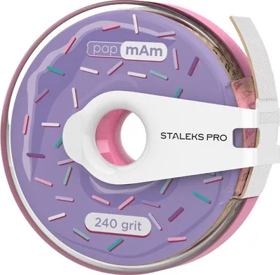 Productafbeelding van Staleks Pro Expert nagelfeilenrol, korrelgrootte 240, voor een precieze manicure