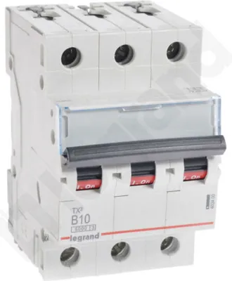 Obrázek produktu pro Legrand TX3, Miniaturní obvodový jistič, Typ B, IP20, 240 - 415 V