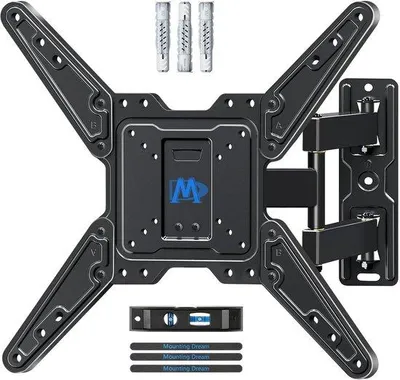 Immagine prodotto di Supporto da parete girevole, inclinabile e scorrevole per TV LED/LCD/OLED da 26-55 pollici, fino a 27 kg, VESA 400x400 mm, MD2413