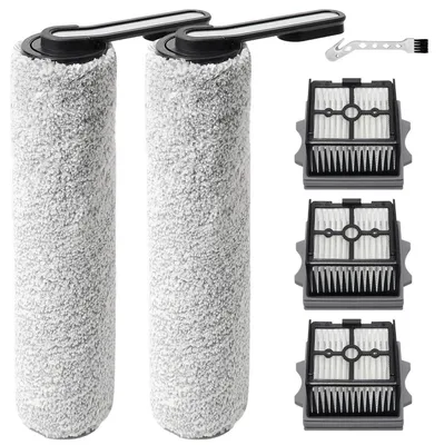 Obrázok produktu pre Sada príslušenstva k robotickému vysávaču Tineco Floor One S5 Combo/S5 Combo: 2 valčekové kefy + 3 HEPA filtre + 1 čistiaca kefa
