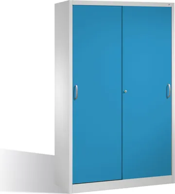 Produktbild von Werkzeugschrank 205900S10098 4 Böden 1950x1200x500mm lichtgrau/lichtblau
