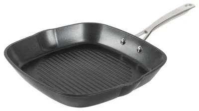 Grillpfanne 28x28 cm, Aluminium, Induktion, antihaftbeschichtet