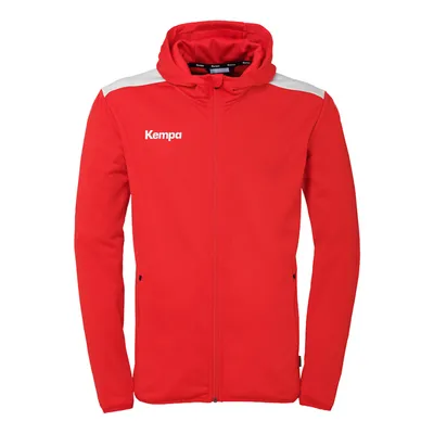 Obrázok produktu pre Bunda s kapucňou Emotion 27 , veľkosť:152, farby:červená/biela