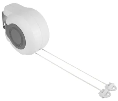Ausziehbarer Wäschetrockner, Doppelseil, 26 m, für Balkon & Garten