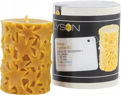 Produktbild von Łysoń Silikonform Sternenkerzen-Form für Wachskerzen