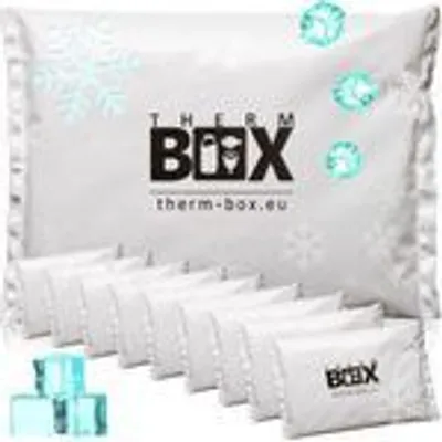 Produktbild von THERM-BOX Profi Kühlakku für Kühlbox Set 10 Stück Groß 450g Wiederverwendbar Kühlpad Kühlpack Kühlbeutel Kühlkissen