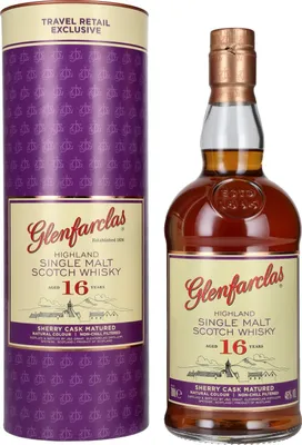 Produktbild von Glenfarclas 16 Years Old Highland Single Malt Scotch Whisky 46% Vol. 0,7l in Geschenkbox