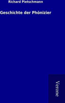 Produktbild von Geschichte der Phönizier