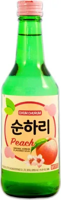Produktbild von LOTTE Chum Churum Soju Peach Flavor 360ml | Soju mit Pfirsichgeschmack Alk. 12% vol.