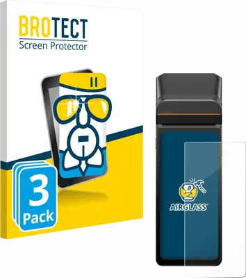 Produktbild von 3x BROTECT Schutzglas für Sunmi V3H Schutzfolie Panzer Folie Glas Display Schutz klar