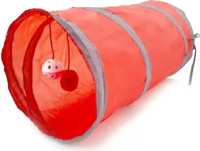 Obrázok produktu pre Akinu Šustiaci tunel pre mačky s loptou 25 x 55 cm mix