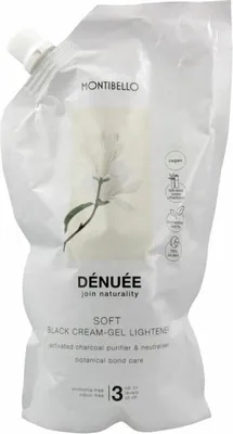 Immagine prodotto di Montibello Dénuée Soft Black Cream Gel Schiarente 400ml