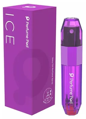 Produktbild von Travalo Perfume Pod Ice nachfüllbarer Parfümzerstäuber Lila 5ml
