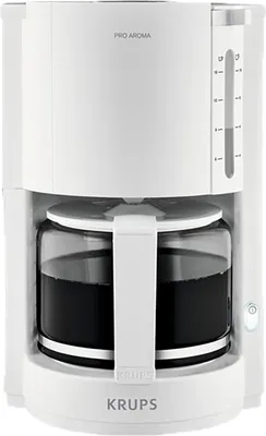 Produktbild von Krups F 309 01 ProAroma Kaffeemaschine weiß