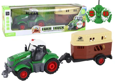 Produktbild von Ferngesteuert Traktor Landmaschinen Anhänger Fahrzeug Bauer Spielzeug, Größe:UNIVERSAL
