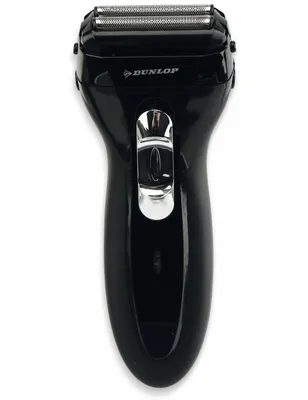 Image de Rasoir rechargeable Dunlop - avec tondeuse à moustache et à barbe - Têtes de rasage doubles - Brosse de nettoyage