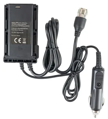 Obrázek produktu pro PNI adaptér pro napájení 12V-24V a externí anténu pro přenosný CB vysílač PNI Escort HP 72