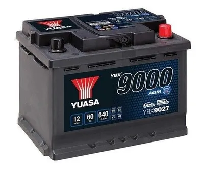 Obrázek produktu pro Autobaterie Yuasa YBX9027 AGM 12V 60Ah