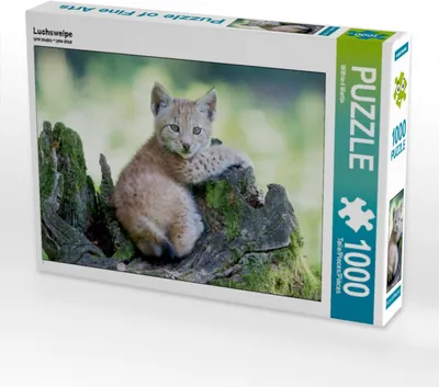 Produktbild von Calvendo Luchswelpe 1000 Teile Puzzle quer 640x480mm, Martin Wilfried; 7334429