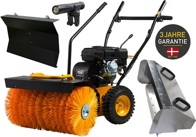Produktbild von TEXAS Kehrmaschine Benzin Laubsammler Schneeschieber Handy Sweep 650TGE SET 3in1
