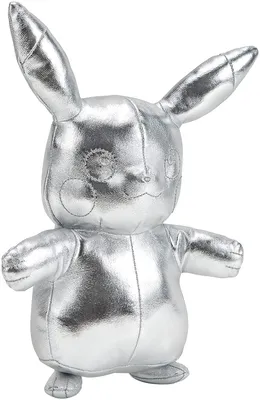 Immagine prodotto di Peluche Pokemon - 25° anniversario Select (argento, 20 cm) Pikachu