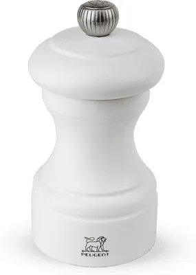Produktbild von Peugeot Bistro Salzmühle Salz Mühle Buchenholz Matt Weiß 10 cm 22440