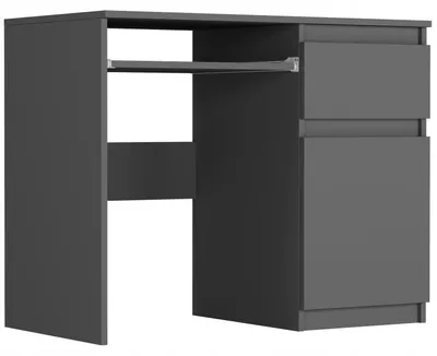 Produktbild von Framire kompakter Computerschreibtisch 96 x 50 cm, Modell MODERN N33, Anthrazit