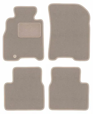 Obrázok produktu pre Velúrové autokoberce pre: Mazda Xedos 9 1993-2001 (sedan) – sada 4 ks, béžové, na mieru – Wielganizator LUX