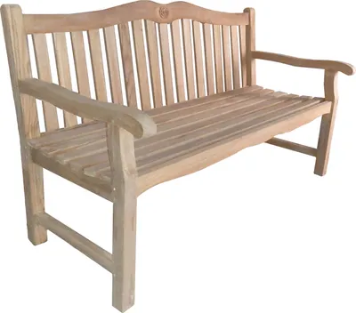 Produktbild von Garden Pleasure Bank ROMANG 3-Sitzer Gartenbank aus massivem Teakholz, unbehandelt, 150 cm breit