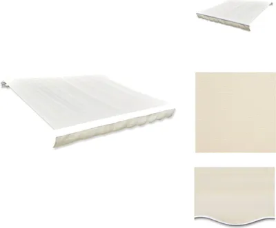 Immagine prodotto di vidaXL Telo copritenda crema 450x300 cm - Tende da sole