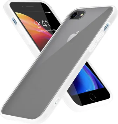 Produktbild von Cadorabo Hülle für Apple iPhone 6 / 6S / 7 / 7S / 8 / SE 2020 Schutz Hülle in Transparent Handyhülle Hybrid Schutzhülle