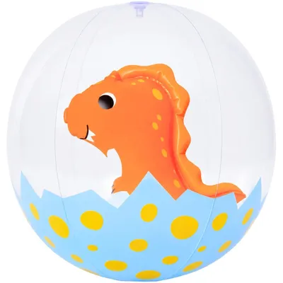 Produktbild von Aufblasbarer Wasserball 50 cm Dinosaurier Strandball